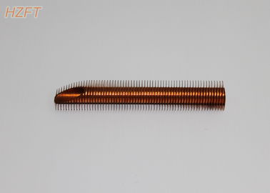 Spiralna rura miedziana żebrowana do radiatora LED, wytłaczana rura żebrowa